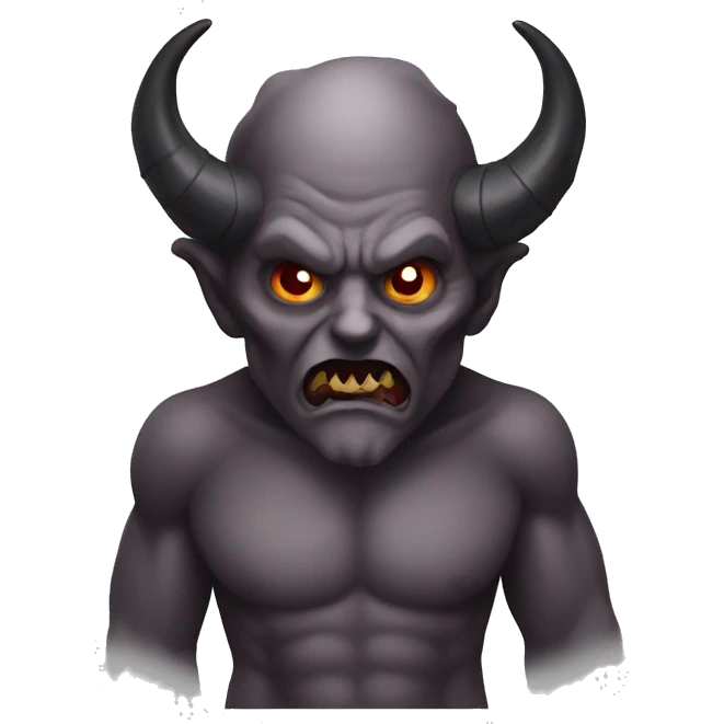 Demonic aestetic emoji