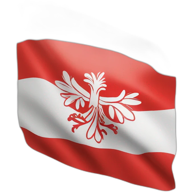 polish flag flower emoji