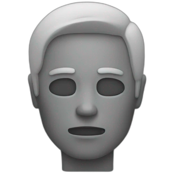 Homme qui pleure en pensant à la mort emoji