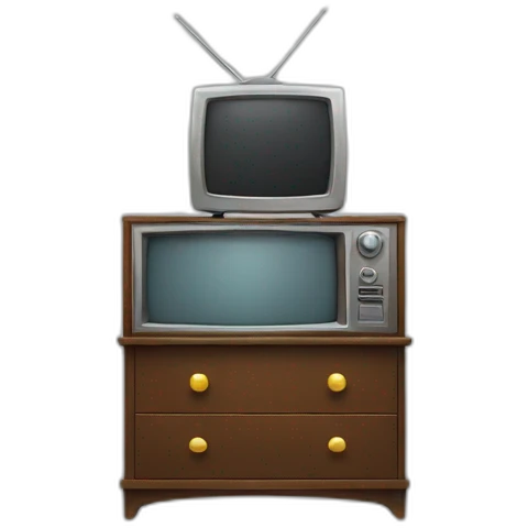 modern flat TV emoji