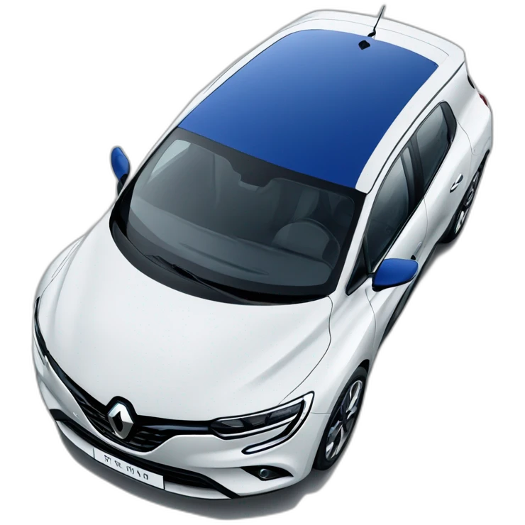 R19 Renault Car blue sky emoji