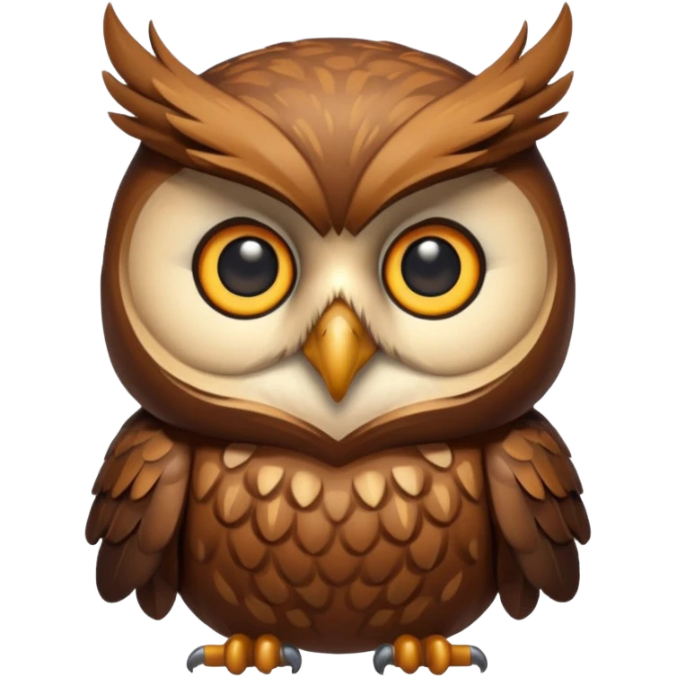 buho sabio emoji
