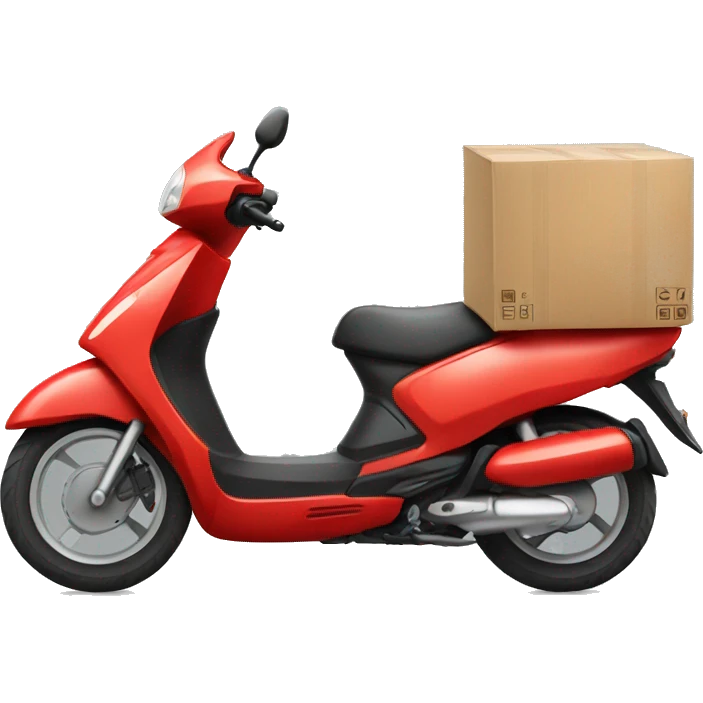 Delivery motorbike  emoji