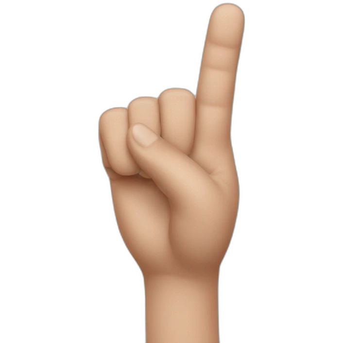 finger point emoji
