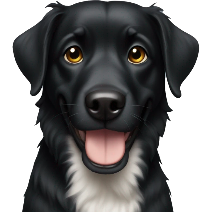 Black dog emoji