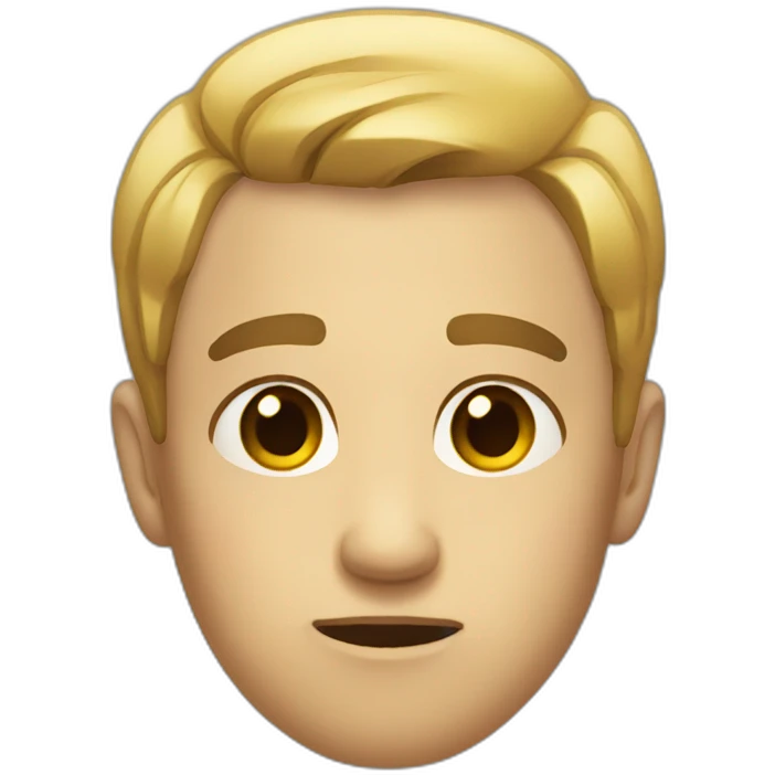 A facial expression that expresses discomfort emoji