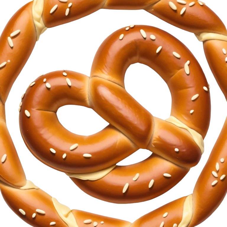 Soft pretzel and cheese  emoji