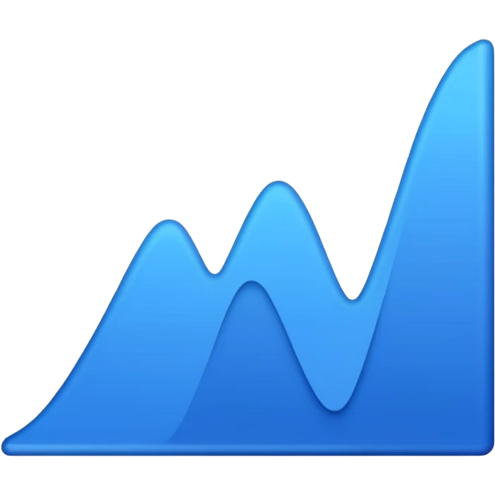 line graph curve emoji