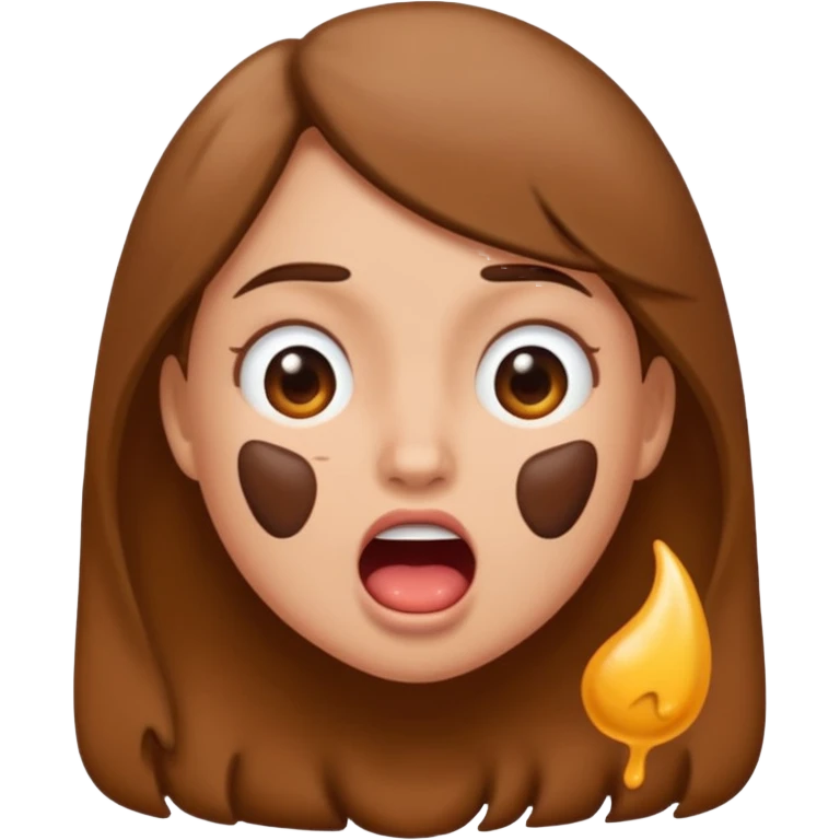 Hyperrealistic poop coming out coming out a woman's butt with her moaning without any irregularities, mutations, or deformities or anything that would make someone believe it's AI. emoji