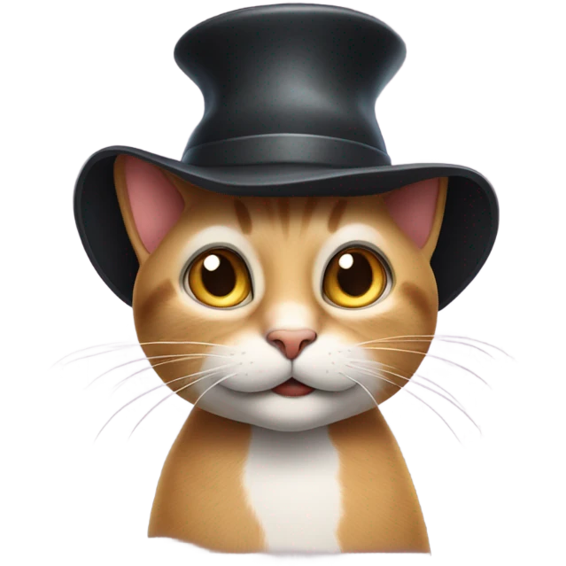 Funny cat emoji