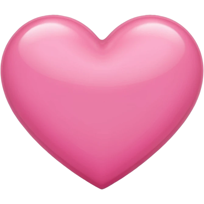 Pink heart  emoji