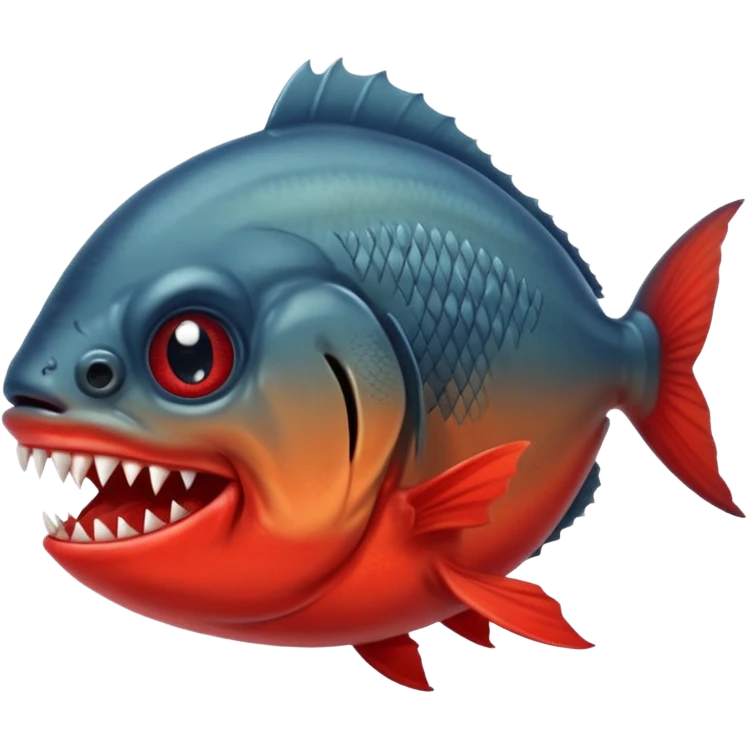 cute Piranha emoji