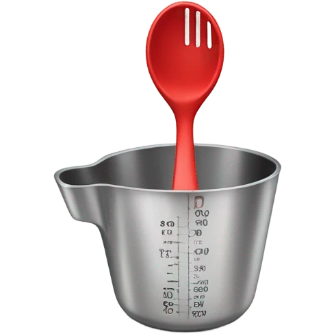 a measure with a red kiss mark on it emoji