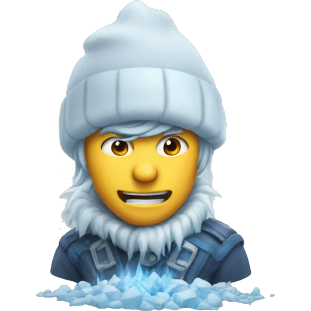 frozen burner emoji