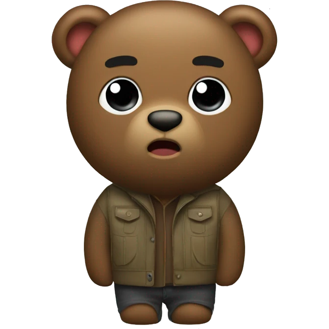 Kanye west bear emoji
