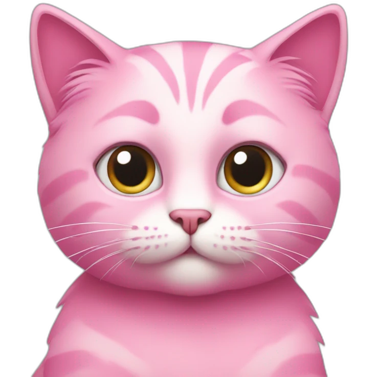 Pink-Cat-on-laptop emoji