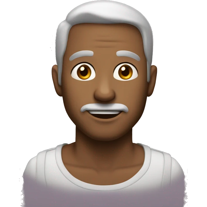 Белая маленькая собака  emoji
