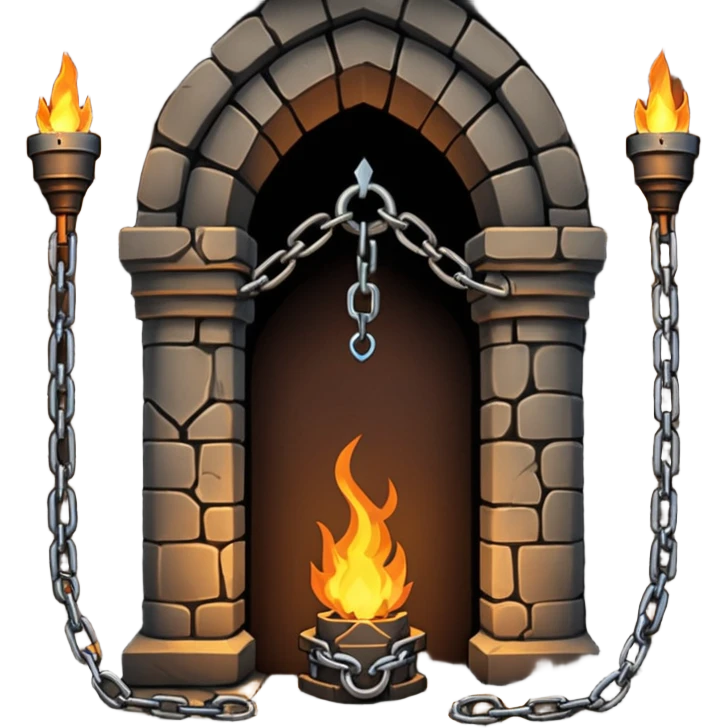 dungeon room in castle emoji