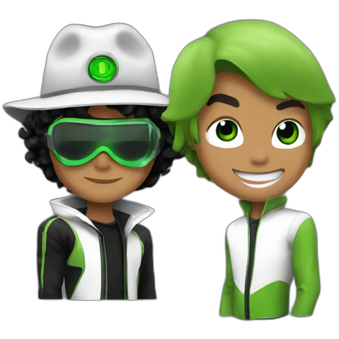 Ben 10 and michael jackson emoji