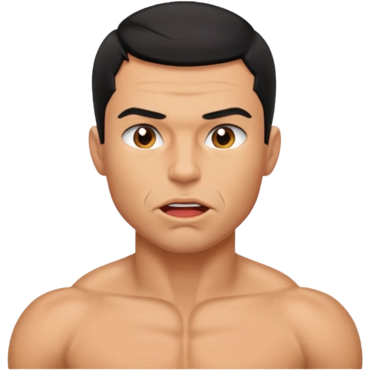 Homem mordendo a boca com tesao HOMEM emoji