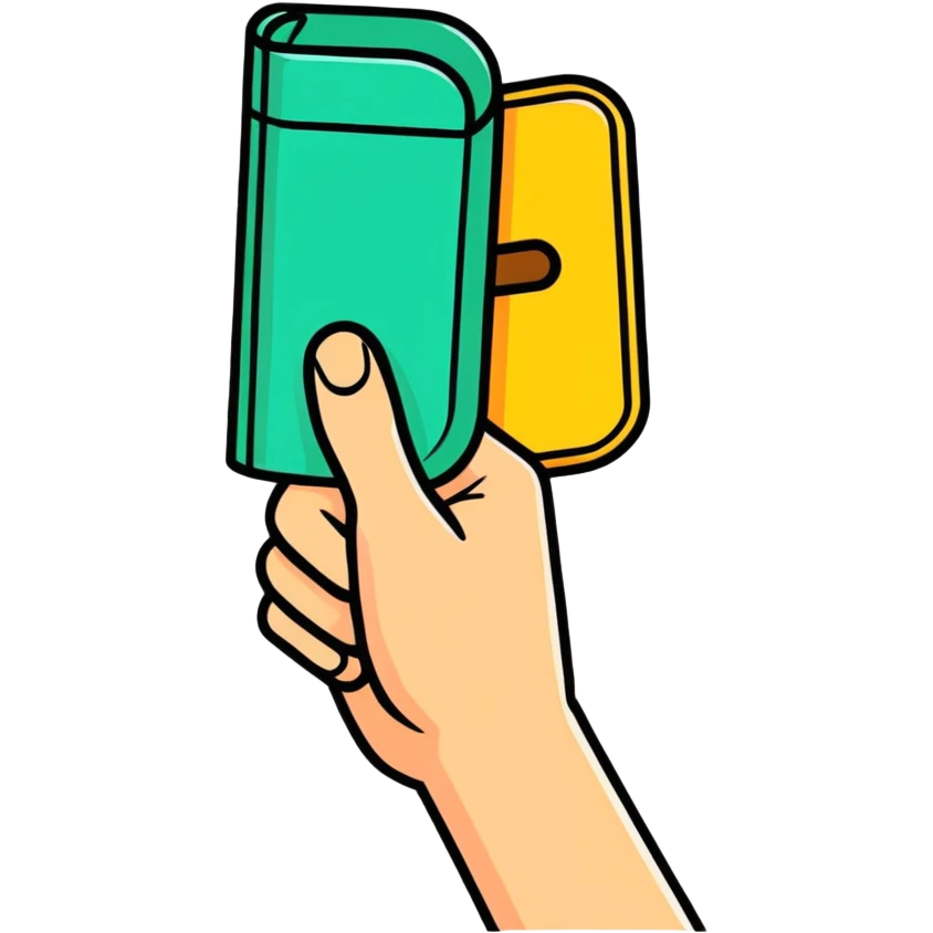 Hand with chancla emoji