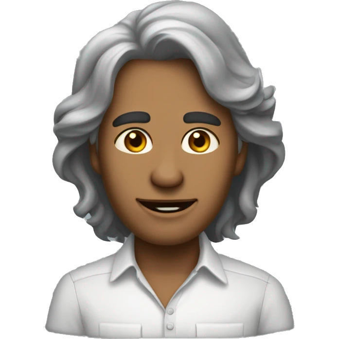 Мужчина средних лет европеец, доброжелательно улыбается  emoji