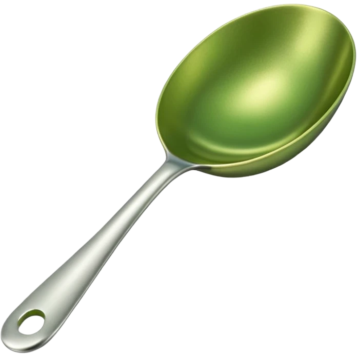 green spoon emoji