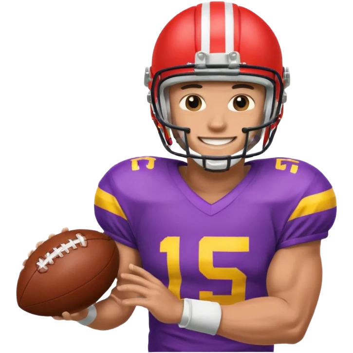 A LGBTQ American football player more LGBTQ  emoji