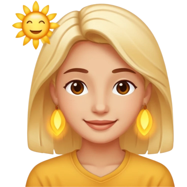 Amor luz y buena vibra emoji