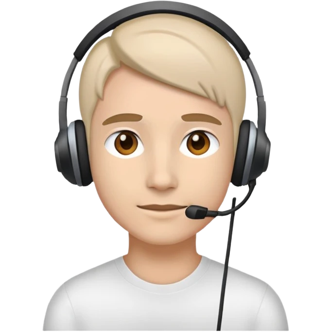 Me with headset emoji