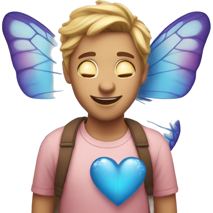 Heart with butterfly emoji