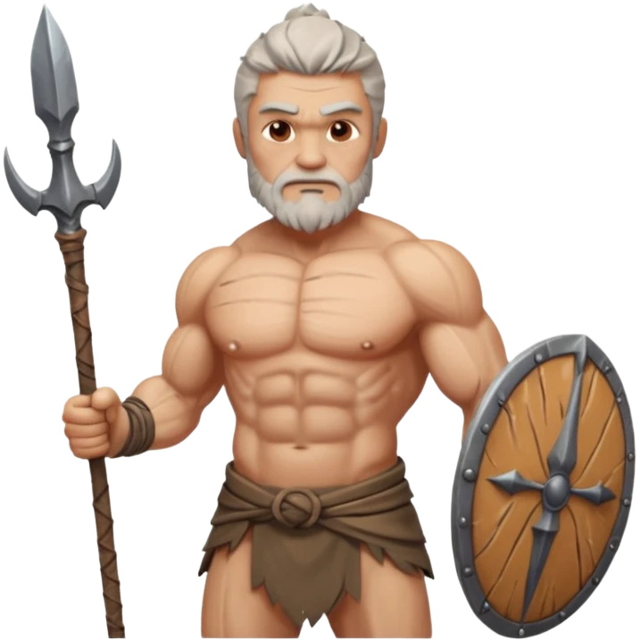 ancient guy with spear emoji