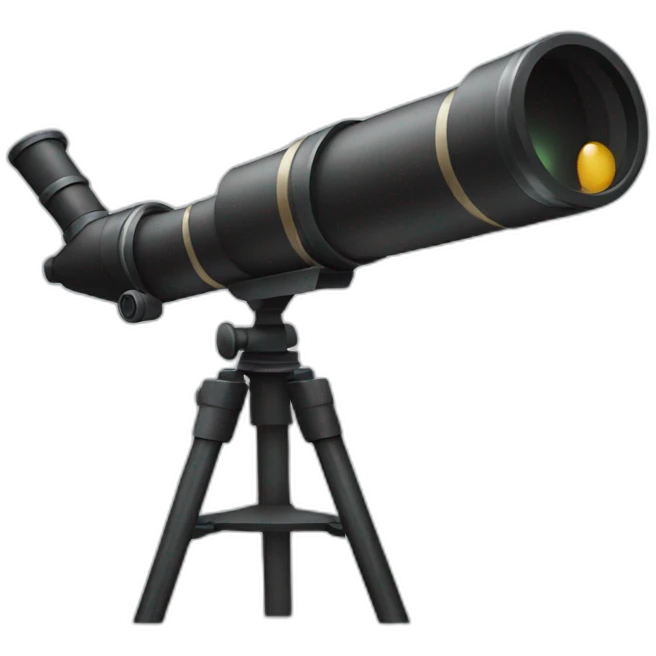 Emoji watching with telescope emoji