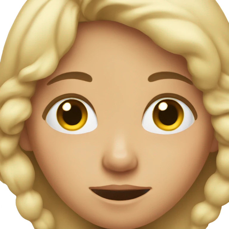 girl talking in her sleep emoji