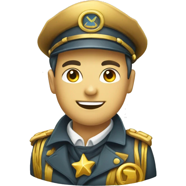 Telegram Mascot logo of Gold Mason logotype emoji