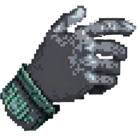 gripped hand emoji