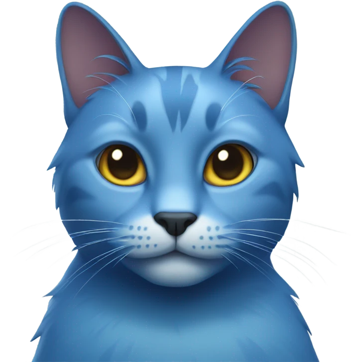 blue cat emoji