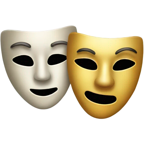 Theatre masks emoji