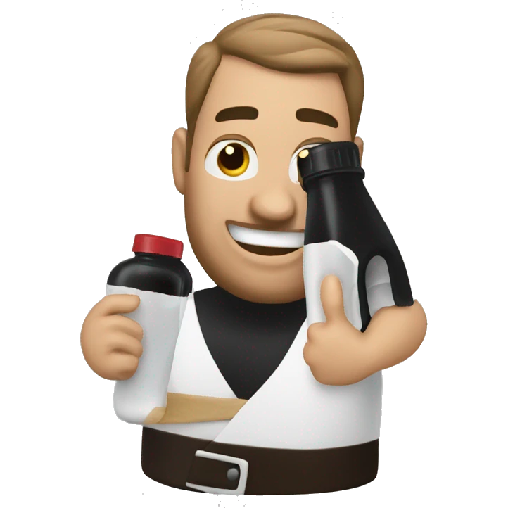 Guy spilling balsamic vinegar  emoji