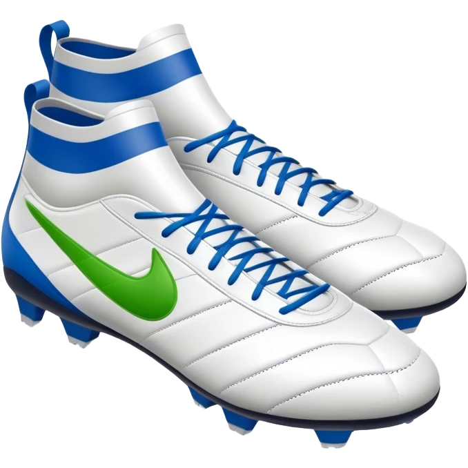 Cinematic Realistic image of a pair of soccer boots featuring finely detailed synthetic and leather textures, vibrant accents and dynamic design elements, illuminated by bright, field-side lighting that captures their sporty essence emoji