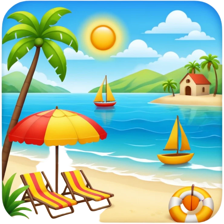 Summer emoji vibes emoji