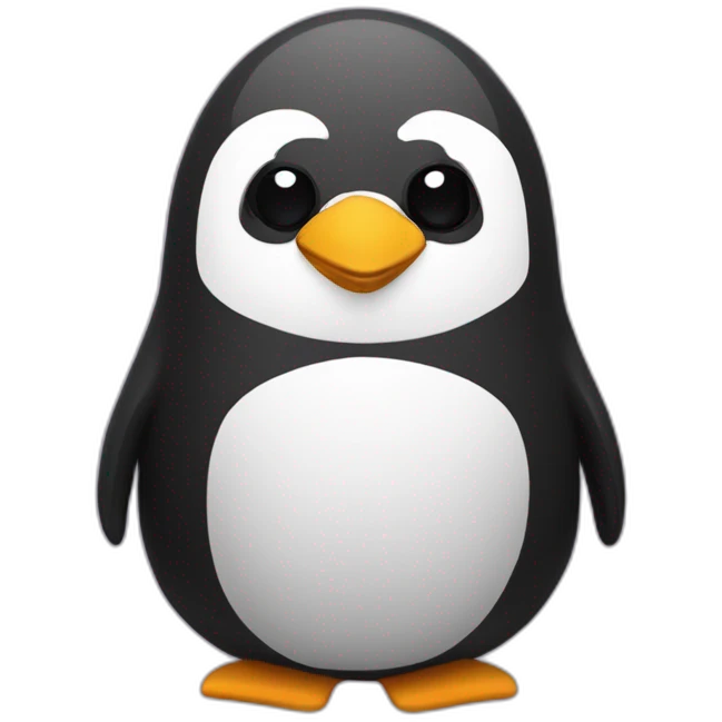 Un pingouin dans l'espace  emoji