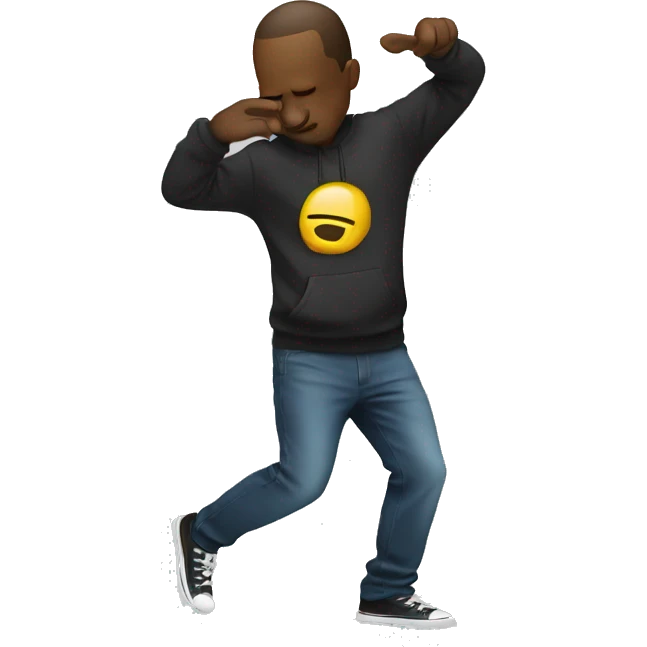 person dabbing emoji