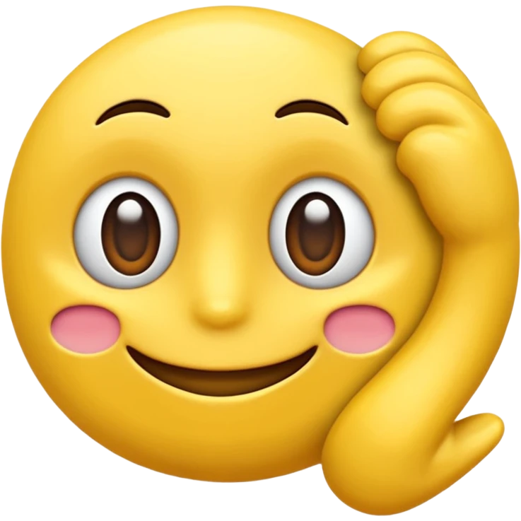 Emotke ręki z trzema palcami  emoji