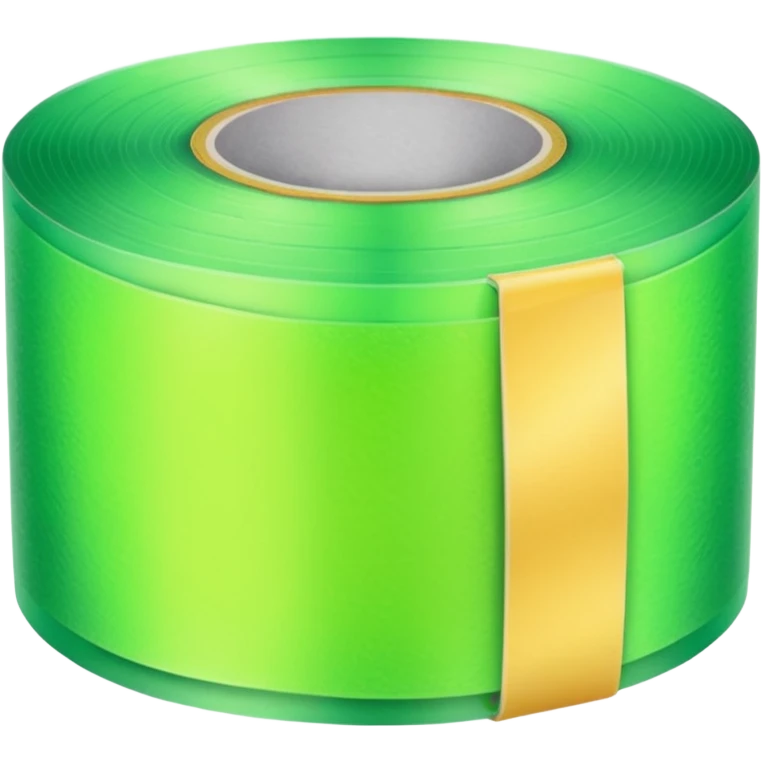 emoji of warm light green tape emoji