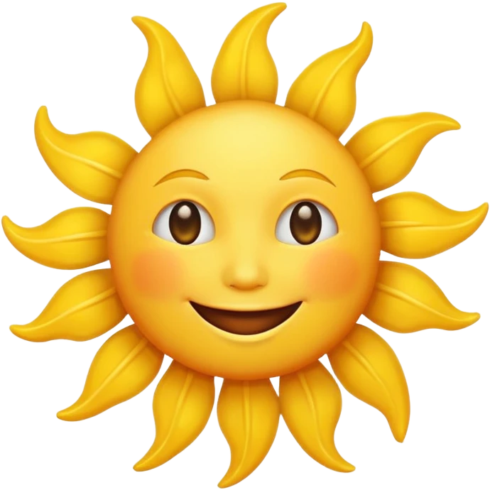 smiling sun emoji