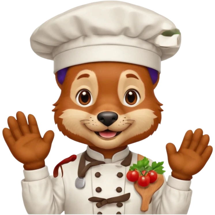 chef red dog emoji