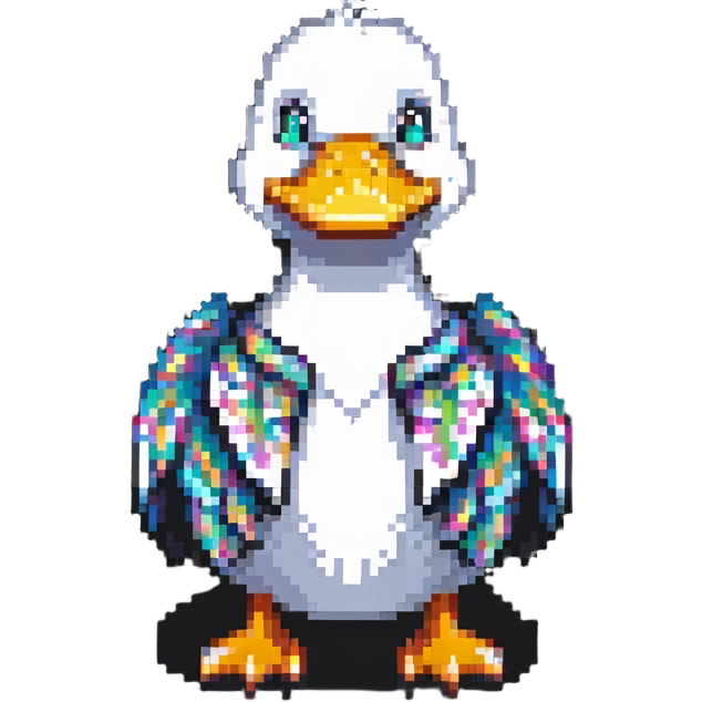 duck with duct tape emoji