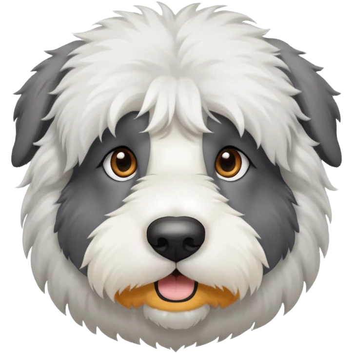 Perro viejo pastor inglés emoji