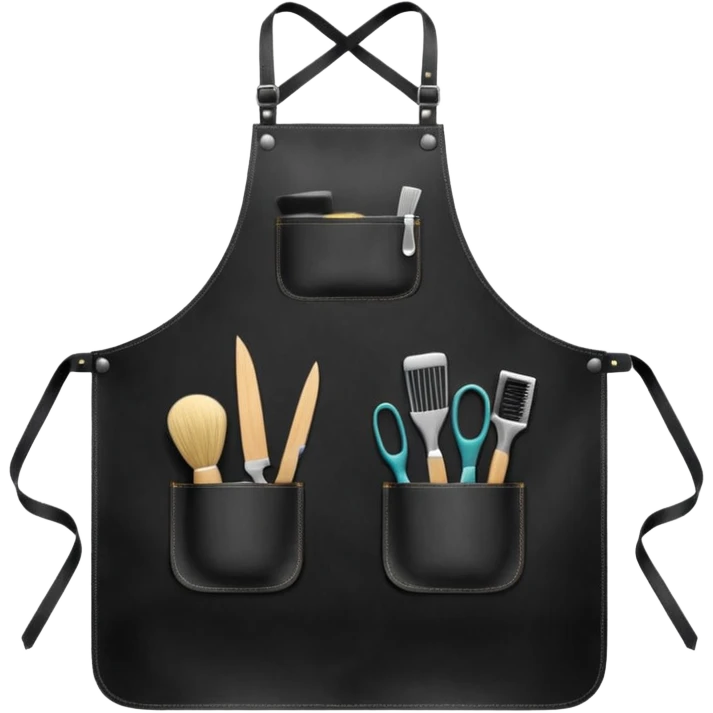 Hairdresser apron emoji
